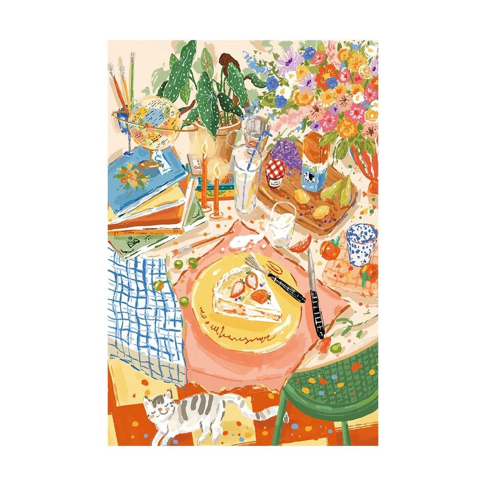 Robotime Leisurely Holiday 1000 Piece Jigsaw Puzzle — Wooden Puzzle