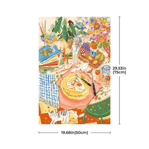 Robotime Leisurely Holiday 1000 Piece Jigsaw Puzzle — Wooden Puzzle