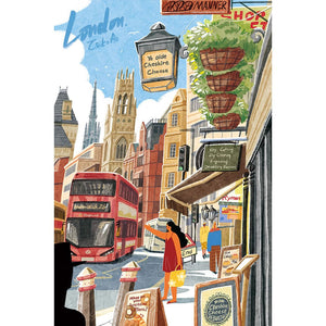 Robotime Walk in London 1000 Piece Jigsaw Puzzle — Wooden Puzzle