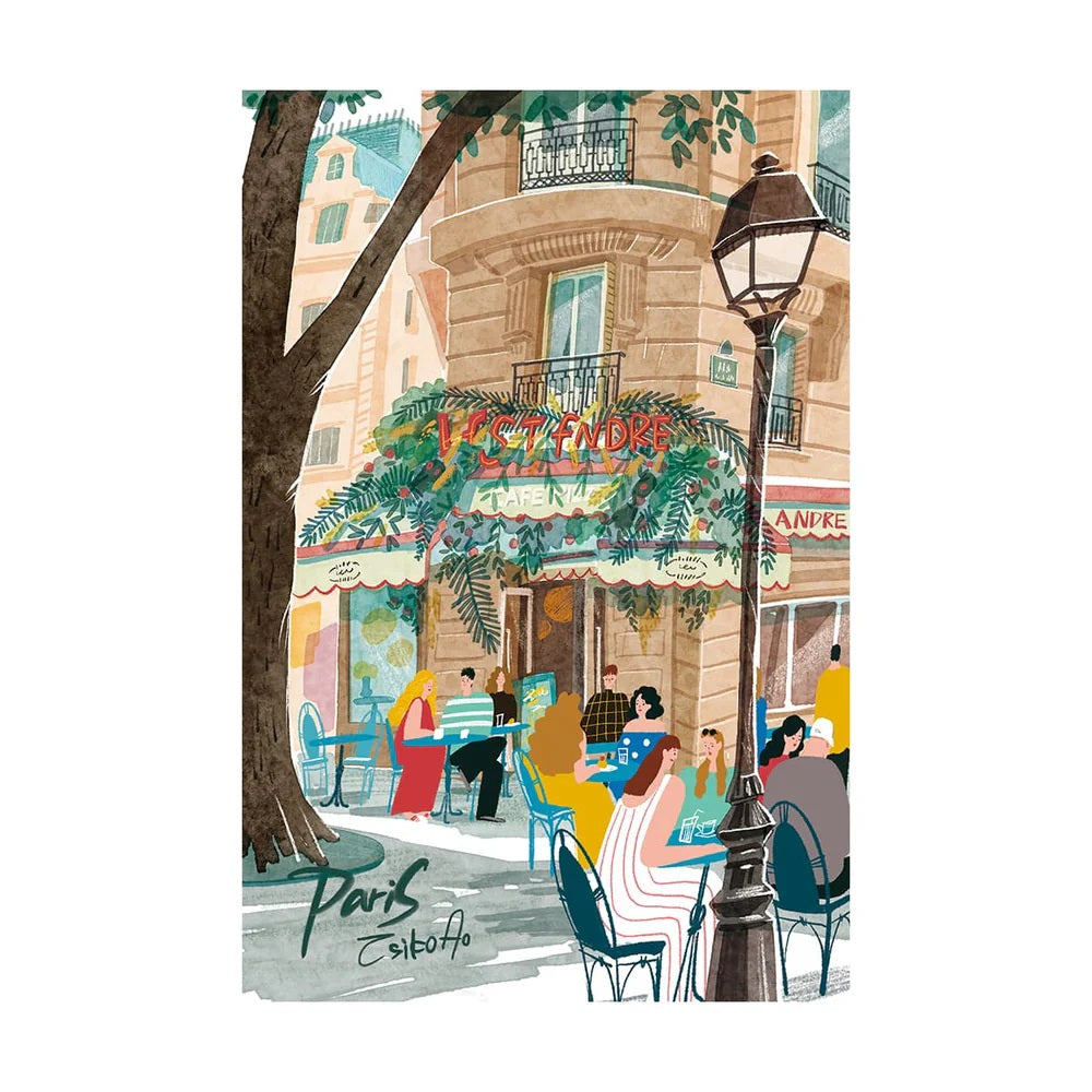 Robotime Leisure in Paris 1000 Piece Jigsaw Puzzle — Wooden Puzzle