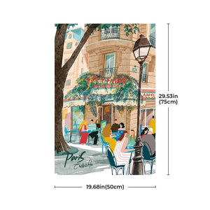Robotime Leisure in Paris 1000 Piece Jigsaw Puzzle — Wooden Puzzle