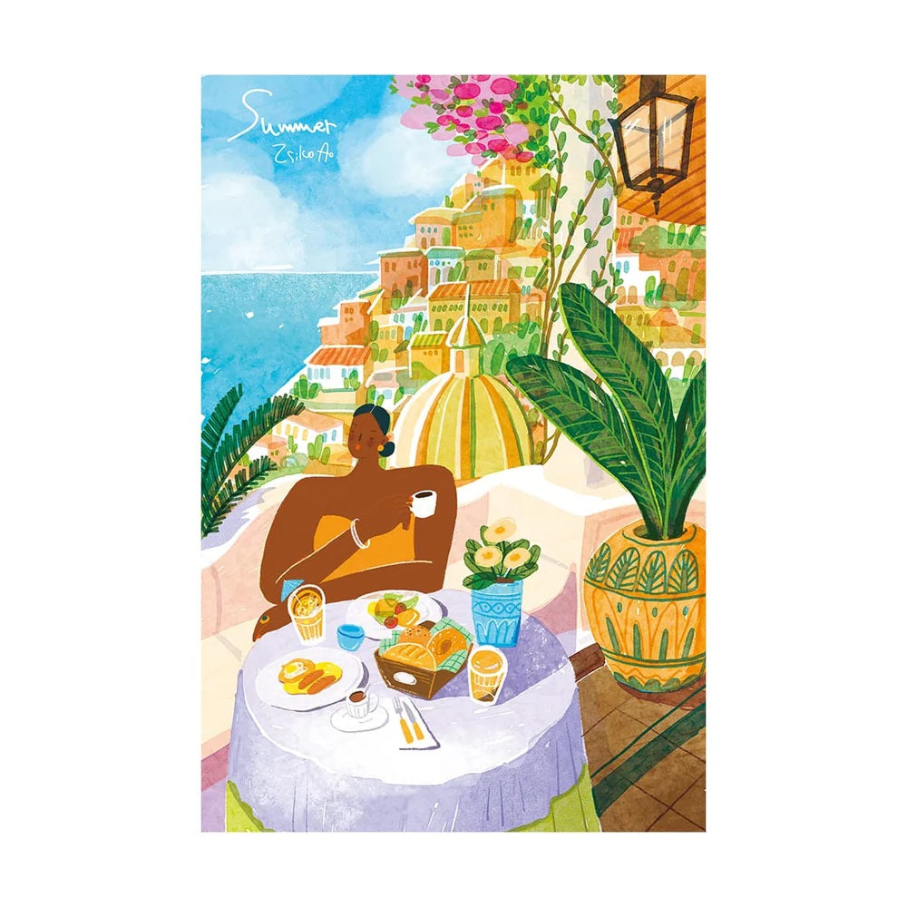 Robotime Amalfi Holiday 1000 Piece Jigsaw Puzzle — Wooden Puzzle