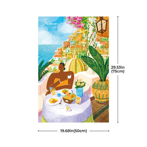 Robotime Amalfi Holiday 1000 Piece Jigsaw Puzzle — Wooden Puzzle