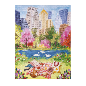 Robotime Springtime Park Joypiece 1000 pc Puzzle — Wooden Puzzle