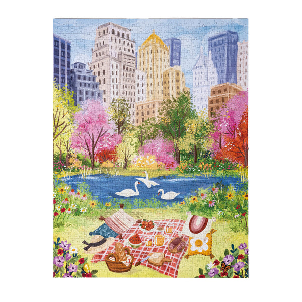 Robotime Springtime Park Joypiece 1000 pc Puzzle — Wooden Puzzle