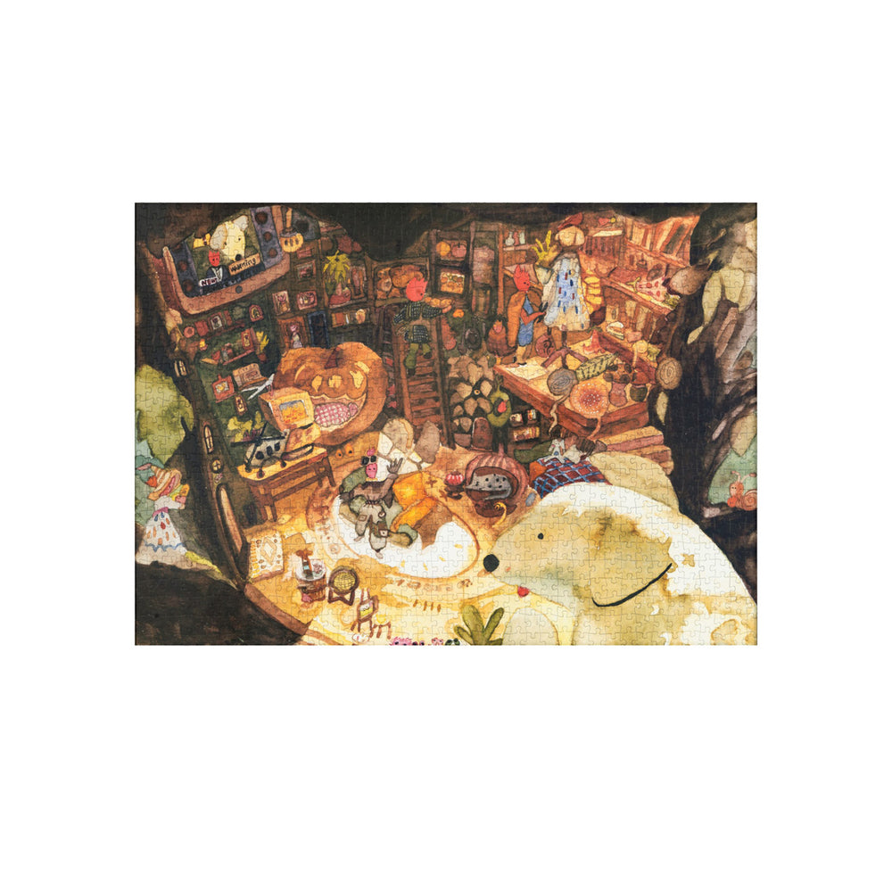 Robotime Treehouse Tale Joypiece 1000 pc Puzzle — Wooden Puzzle