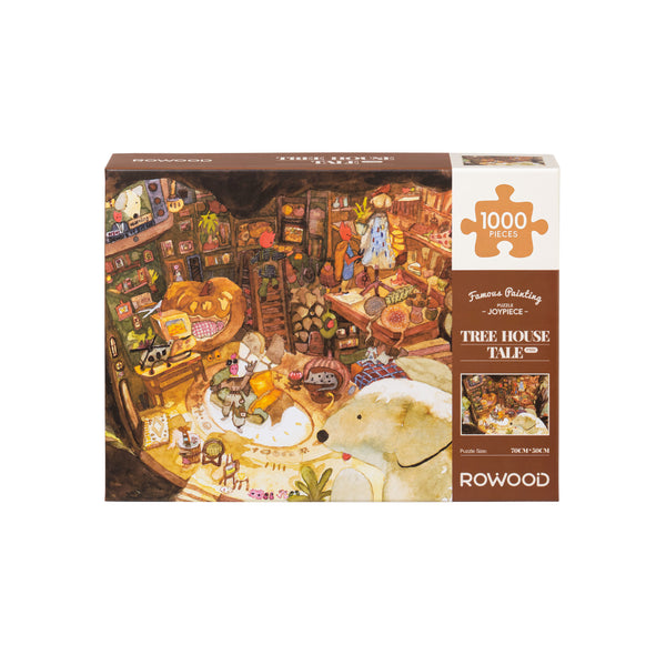 Robotime Treehouse Tale Joypiece 1000 pc Puzzle — Wooden Puzzle