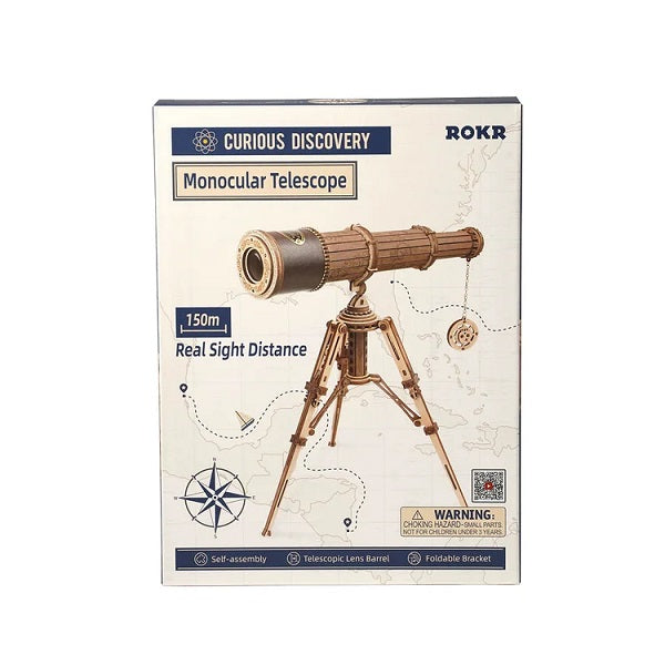 Robotime-ROKR Monocular Telescope 3D Wooden Puzzle ST004