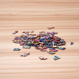 Robotime Rowood Mystic Mandala Flower 200pc Wooden Jigsaw Puzzle — Wooden Puzzle