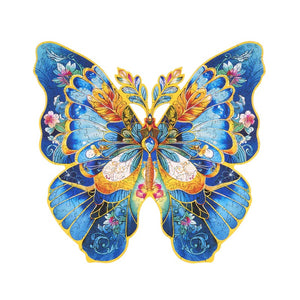 Robotime Rowood - Morpho Helena Butterfly 200pc Wooden Jigsaw Puzzle — Wooden Puzzle