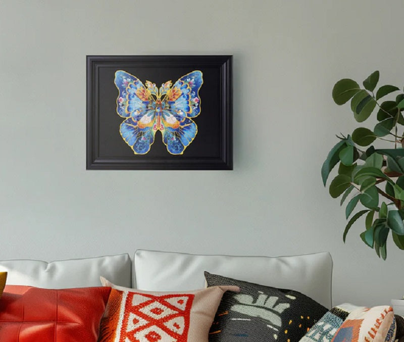 Robotime Rowood - Morpho Helena Butterfly 200pc Wooden Jigsaw Puzzle — Wooden Puzzle
