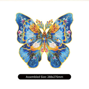 Robotime Rowood - Morpho Helena Butterfly 200pc Wooden Jigsaw Puzzle — Wooden Puzzle