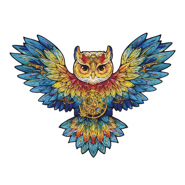 Rowood - Owl 200pc Wooden Jigsaw Puzzle - Echo Six Hobbies
