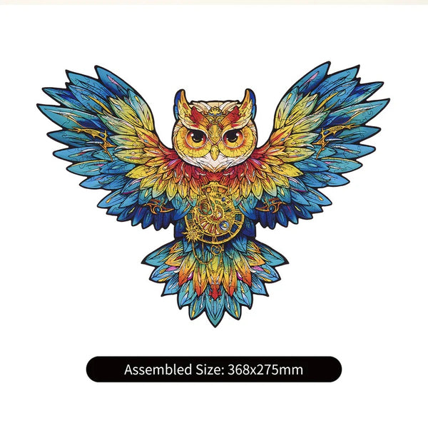 Rowood - Owl 200pc Wooden Jigsaw Puzzle - Echo Six Hobbies
