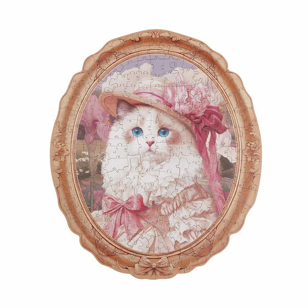 Rowood - Springtime Kitty 200-Piece Wooden Jigsaw Puzzle - Echo Six Hobbies