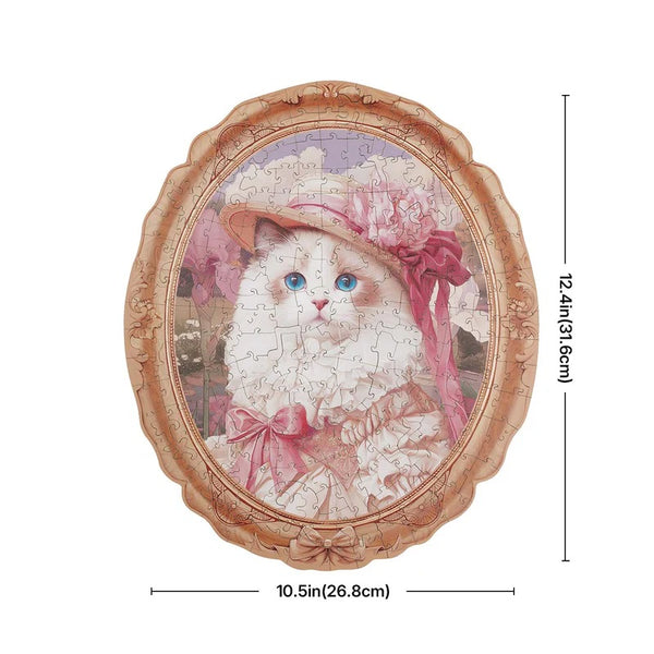 Rowood - Springtime Kitty 200-Piece Wooden Jigsaw Puzzle - Echo Six Hobbies
