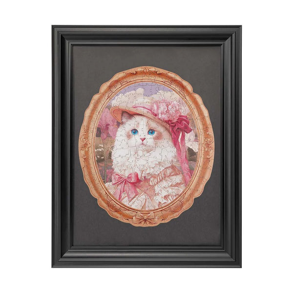 Robotime Rowood - Black Vintage Puzzle Frame 12" x 16" — Jigsaw Puzzle Accessories