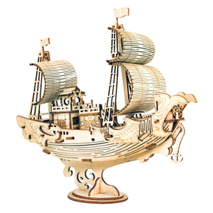 Robotime - Japanese Diplomatic Ship — 3D Wooden Puzzle