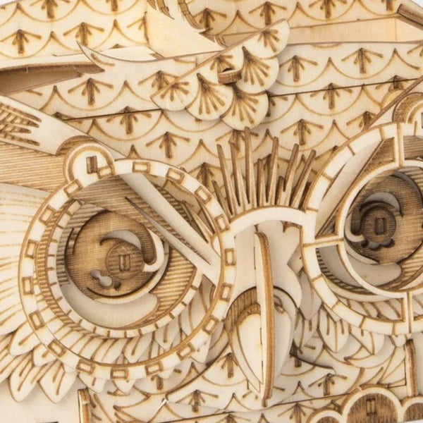 Robotime - Classic 3D Wood Puzzles; Owl Storage Box — Mechanical Puzzles
