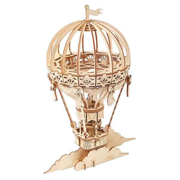Robotime - Classic 3D Wood Puzzles; Hot Air Balloon - Echo Six Hobbies