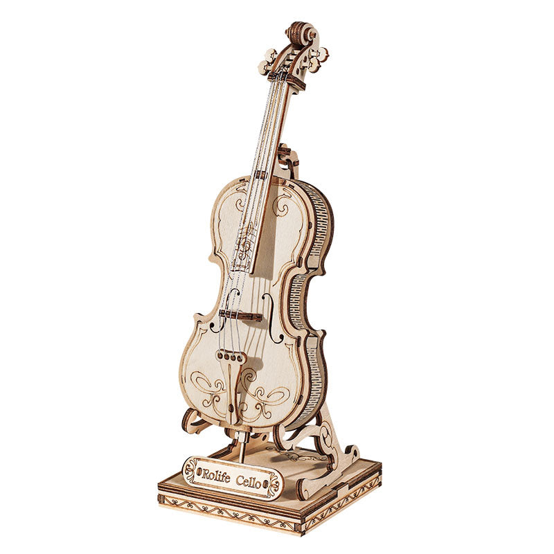 Robotime - Musical Instruments; Cello — 3D Wooden Puzzle