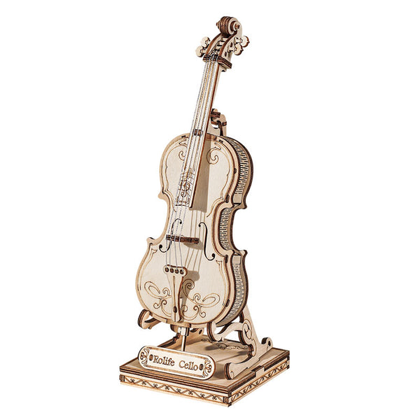 Robotime - Musical Instruments; Cello — 3D Wooden Puzzle