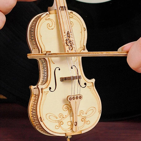 Robotime - Musical Instruments; Cello — 3D Wooden Puzzle