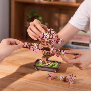 Robotime - Sakura Bonsai DIY Wooden 3D Puzzle — 3D Wooden Puzzle