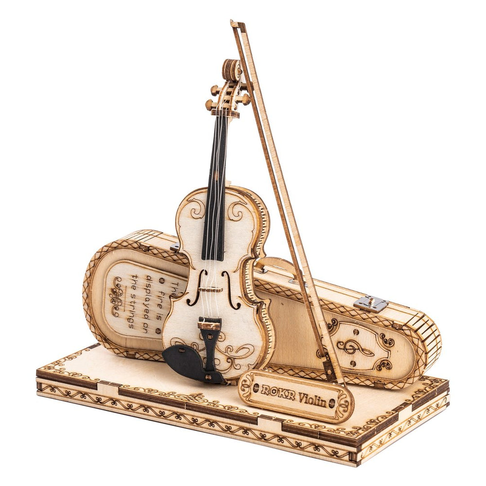 Robotime-ROKR Violin Capriccio 3D wooden puzzle TG604K