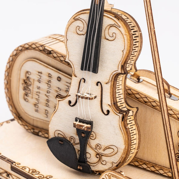 Robotime-ROKR Violin Capriccio 3D wooden puzzle TG604K