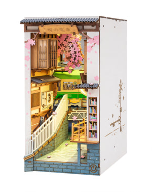 Robotime Stories in Books; Sakura Tram — Book Nook Shelf Insert