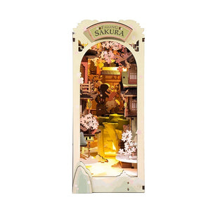 Robotime Stories in Books, Falling Sakura — Book Nook Shelf Insert