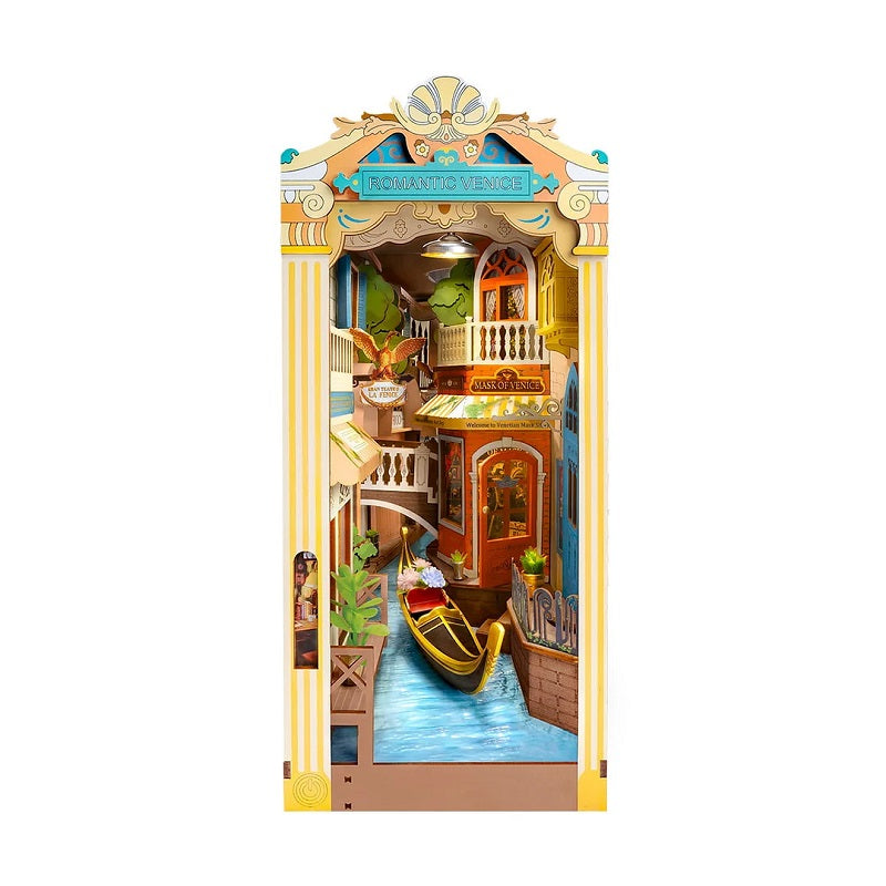 Robotime Romantic Venice Book Nook & Wonderland - Stories in Books — Book Nook Shelf Insert