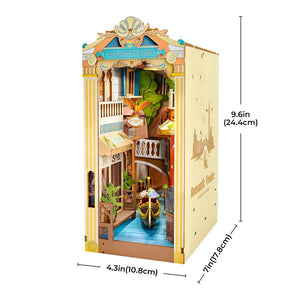 Robotime Romantic Venice Book Nook & Wonderland - Stories in Books — Book Nook Shelf Insert