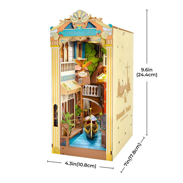 Robotime Romantic Venice Book Nook & Wonderland - Stories in Books — Book Nook Shelf Insert