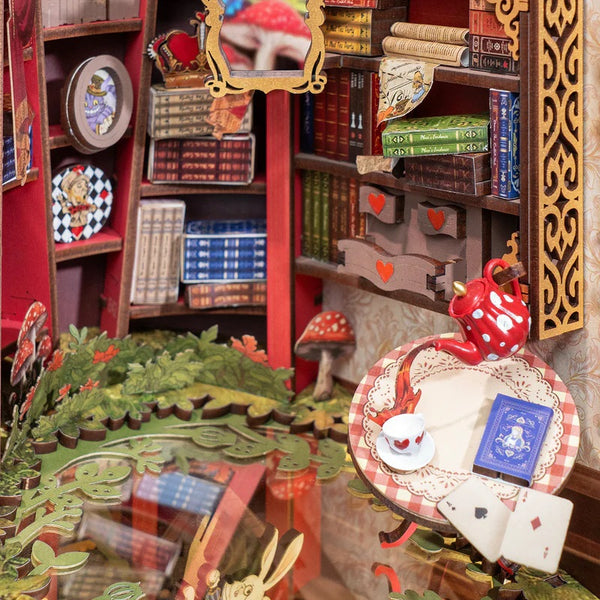 Robotime Alice Adventure DIY Book Nook Shelf Insert Kit