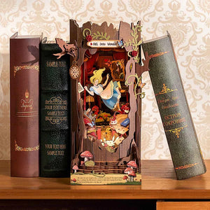 Robotime Alice Adventure DIY Book Nook Shelf Insert Kit