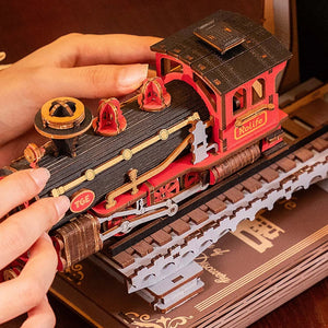 Robotime Rolife - Century Train DIY Book Nook — Book Nook Shelf Insert
