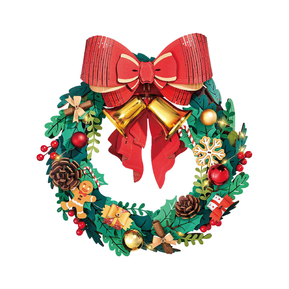 Robotime Christmas Wreath — DIY Home Decor