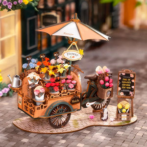 Robotime Blossom Cart 3D Wooden Puzzle
