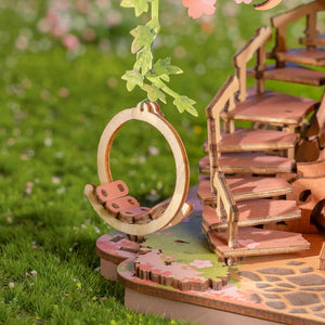 Robotime Sakura Tree House, DIY Wooden 3D Puzzle — 3D Wooden Puzzle