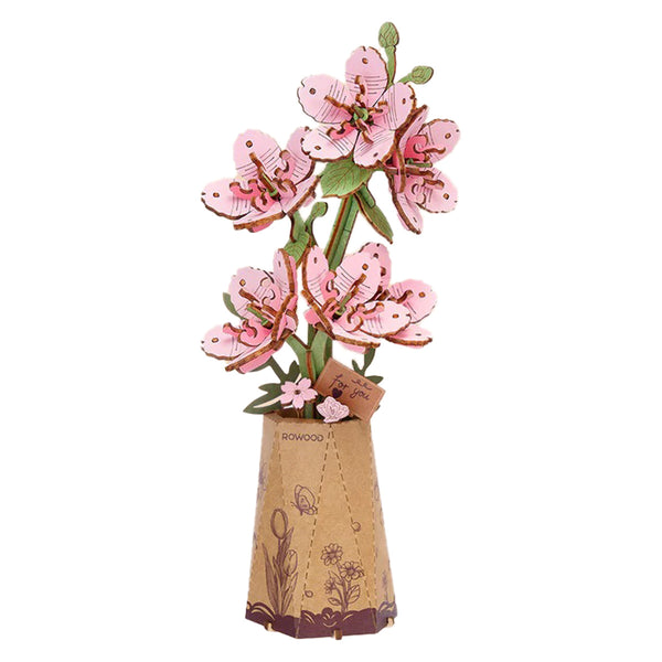 Robotime Sakura Flower DIY Wooden Flower — DIY Home Decor