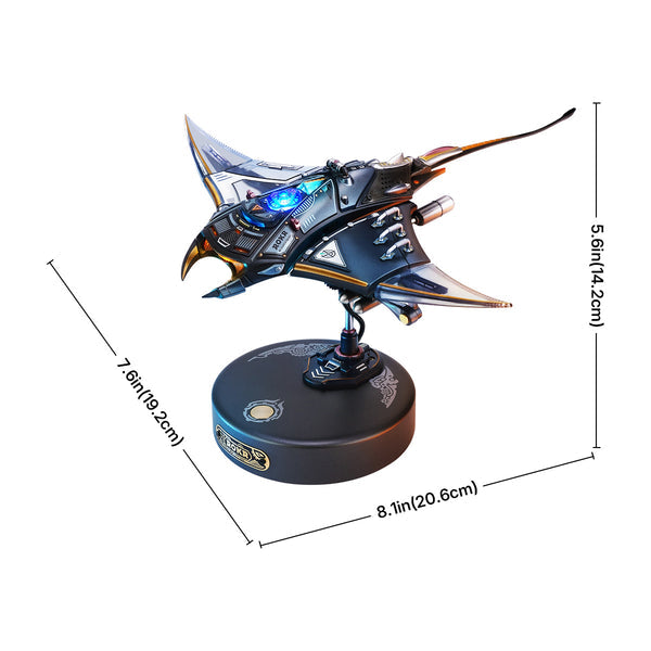 ROKR-Robotime - Manta Ray Mechanical 3D Puzzle Kit — DIY Mechanical 3D Puzzle