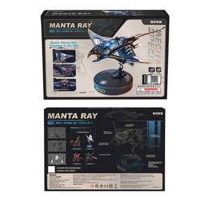 ROKR-Robotime - Manta Ray Mechanical 3D Puzzle Kit — DIY Mechanical 3D Puzzle