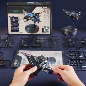 ROKR-Robotime - Manta Ray Mechanical 3D Puzzle Kit — DIY Mechanical 3D Puzzle