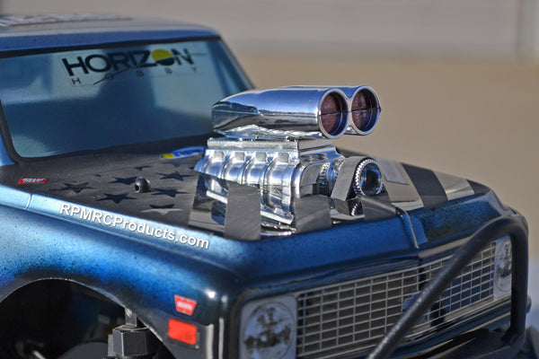 RPM R/C Products Shotgun Style Mock Intake & Blower for most 1/12- 1/8