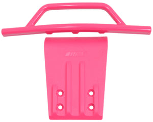 Front Bumper and Skid Plate, Pink, for Traxxas Slash 2wd
