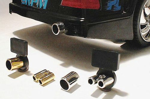 RPM R/C Products SLIM TWINZ CHROME SEDAN PIPE