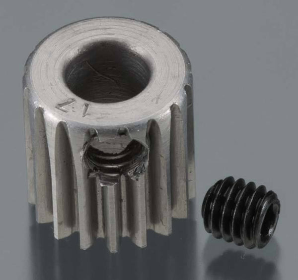 HARD 48 PITCH MACHINED 17T PINION 5MM BORE