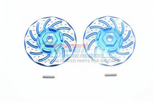 GPM ALUMINUM +2MM HEX WITH BRAKE DISK  Traxxas Rustler Slash Jato  Hoss BLUE